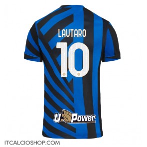 Inter Milan Lautaro Martinez #10 Prima Maglia 2024-25 Manica Corta